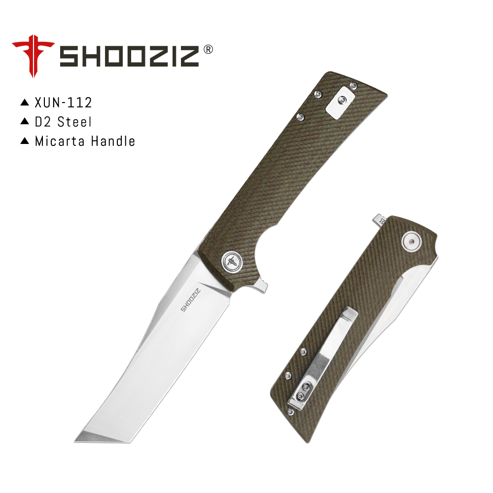 Edc Carry For Men - Shooziz XUN112 EDC 접이식 나이프(클립 포함),