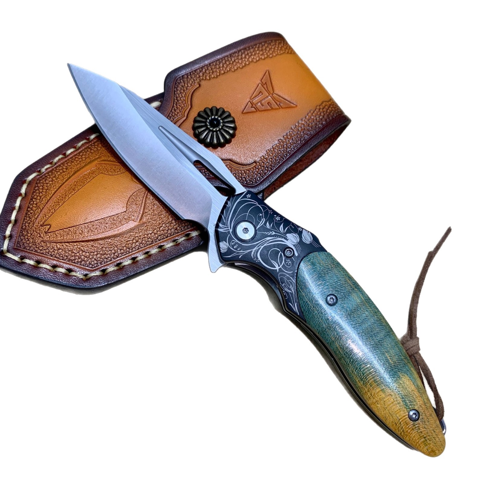 Edc (Every Day Carry - RHON 3.4인치 EDC 나이프 고탄소 D2강