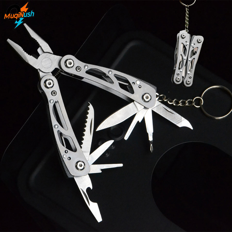 Edc Carry Pliers - MuqiNush 12 In 1 미니 키체인