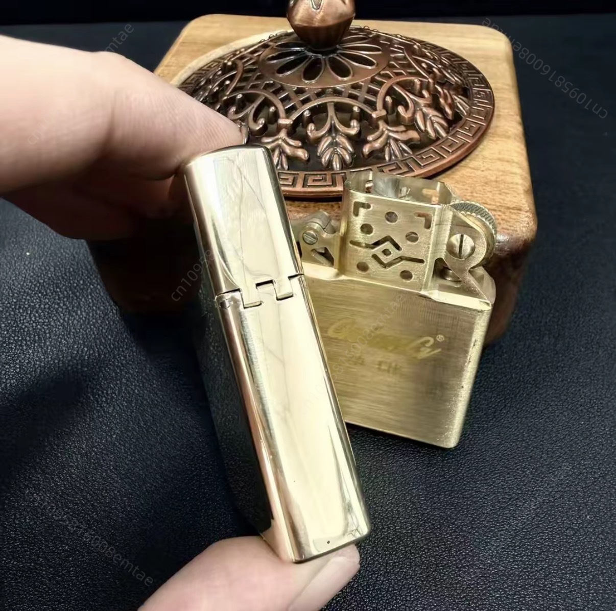 Lighter Insert Zippo - 새로운 CNC 황동 일체형 속이 빈