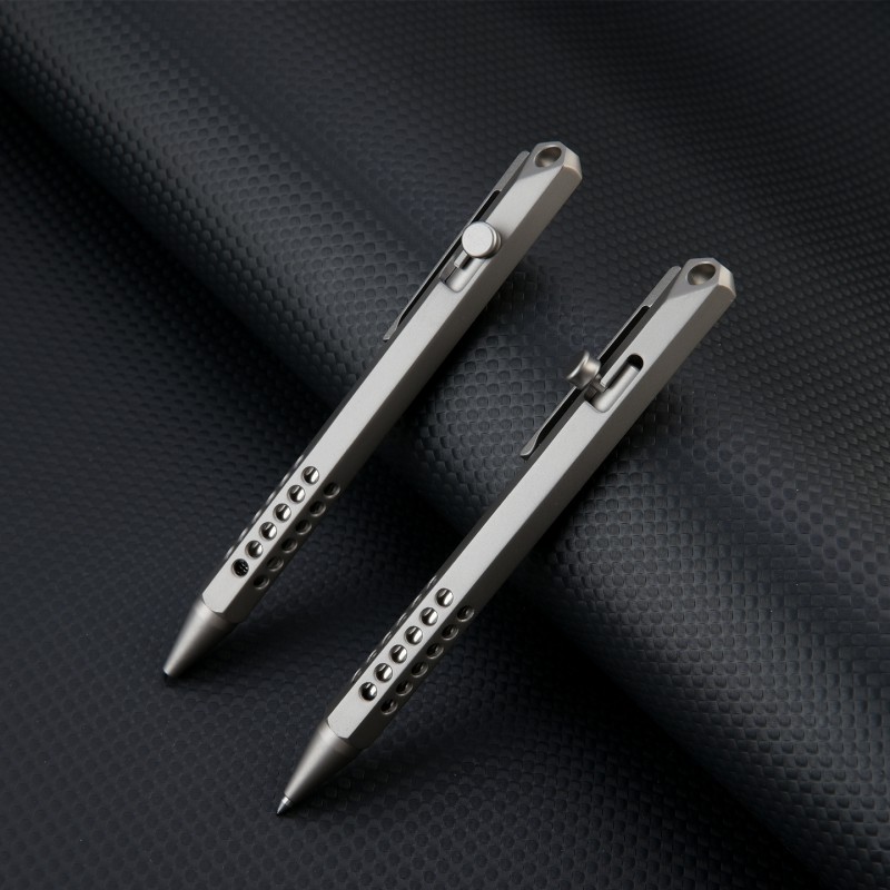 Pen Tactical Glass - 티타늄 합금 휴대용 펜 1개 육각형