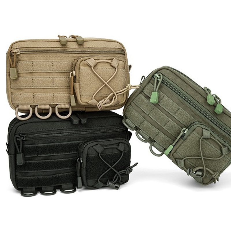Edc Carry Belt Pouch - 전술 몰리 수평형 관리자 파우치 (앞면