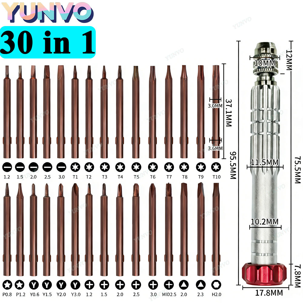 Micro Screwdriver Kit - 30 in 1 자기식 정밀 드라이버