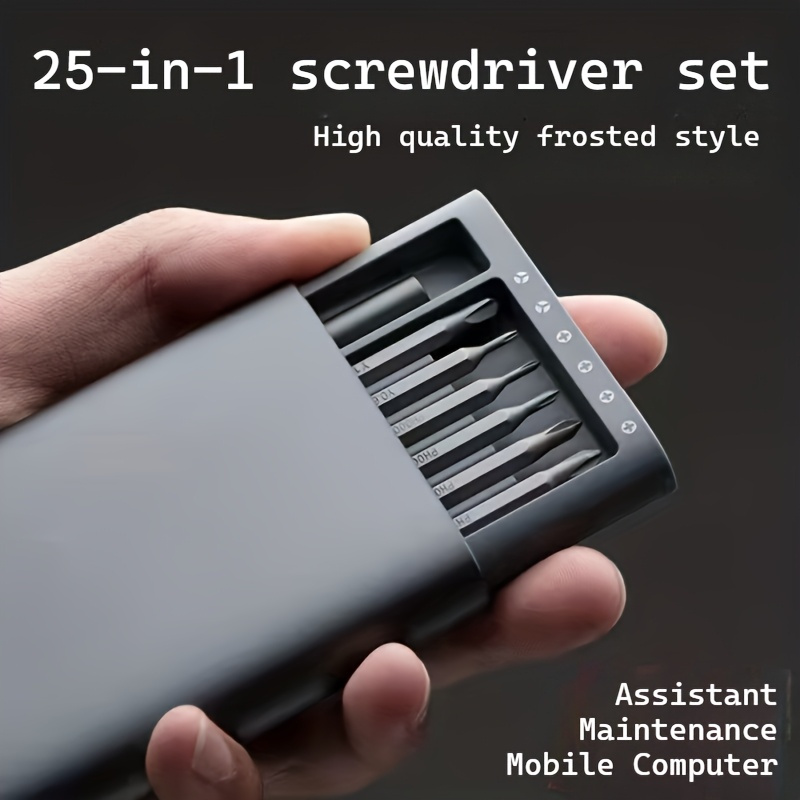 Micro Screwdriver Kit - 25-in-1 자석식 정밀 드라이버 세트 –