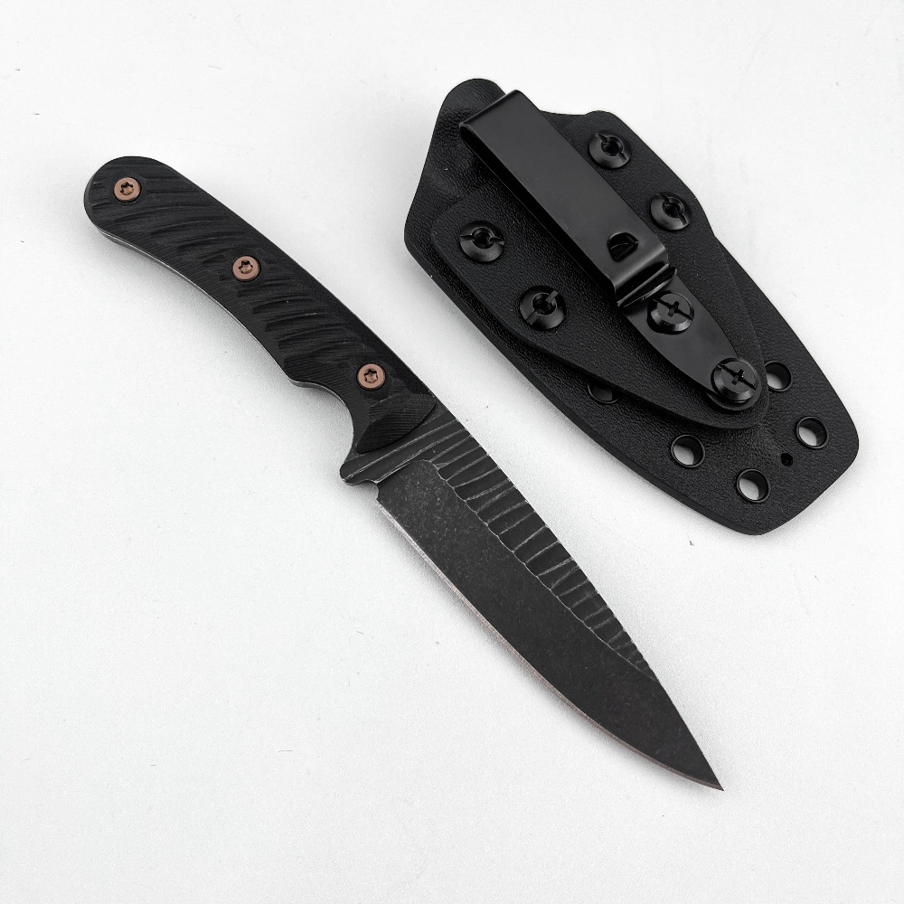 Edc Fixed Blade Deep Carry - 풀탱 부시크래프트 나이프 D2 블레이드 미끄럼
