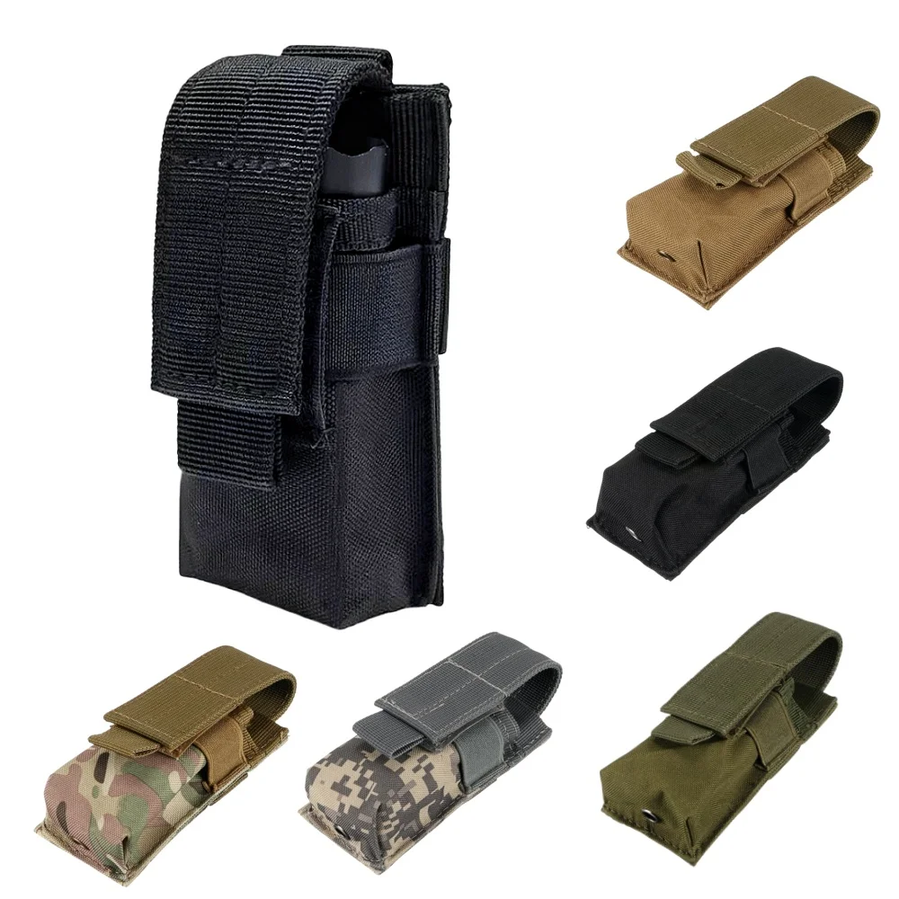 Edc Carry Holster - Molle 전술 M5 손전등 주머니 9MM