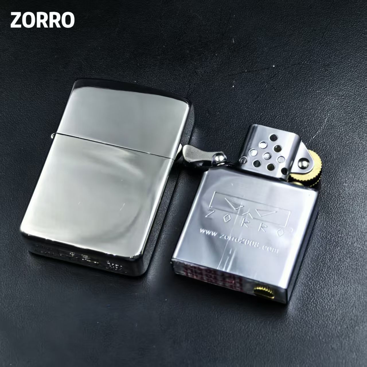 Lighter Insert Zippo - ZORRO 새로운 910S 니켈 실버 1941