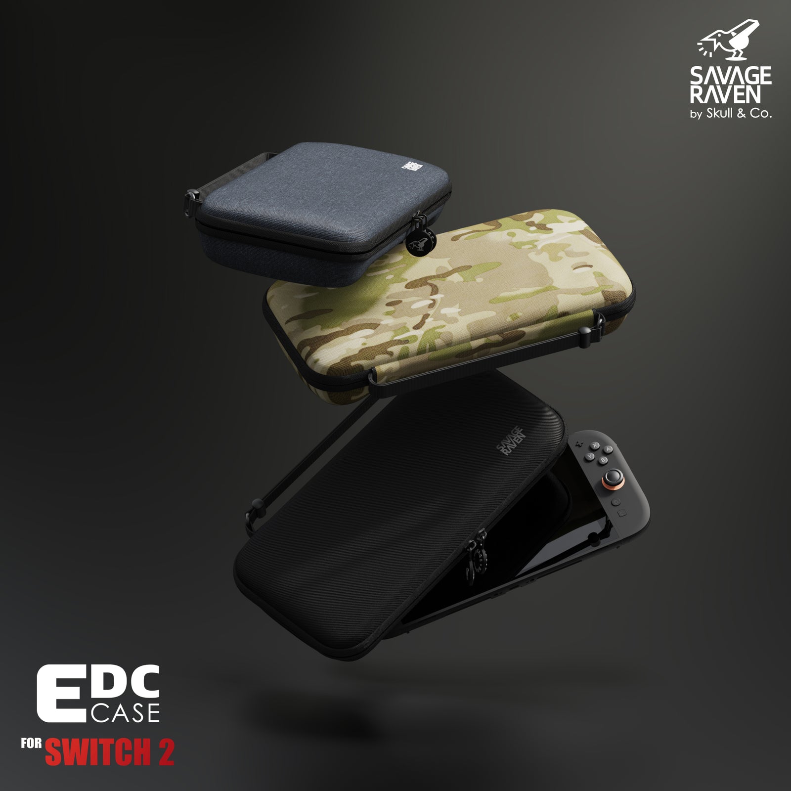 Edc Carry Co - 스컬앤코 세이베이브 레이븐 닌텐도 스위치 2