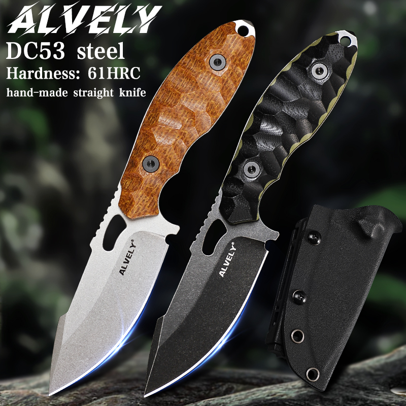Edc Fixed Blade Deep Carry - EDC 아웃도어 나이프, DC53 스틸 소재의