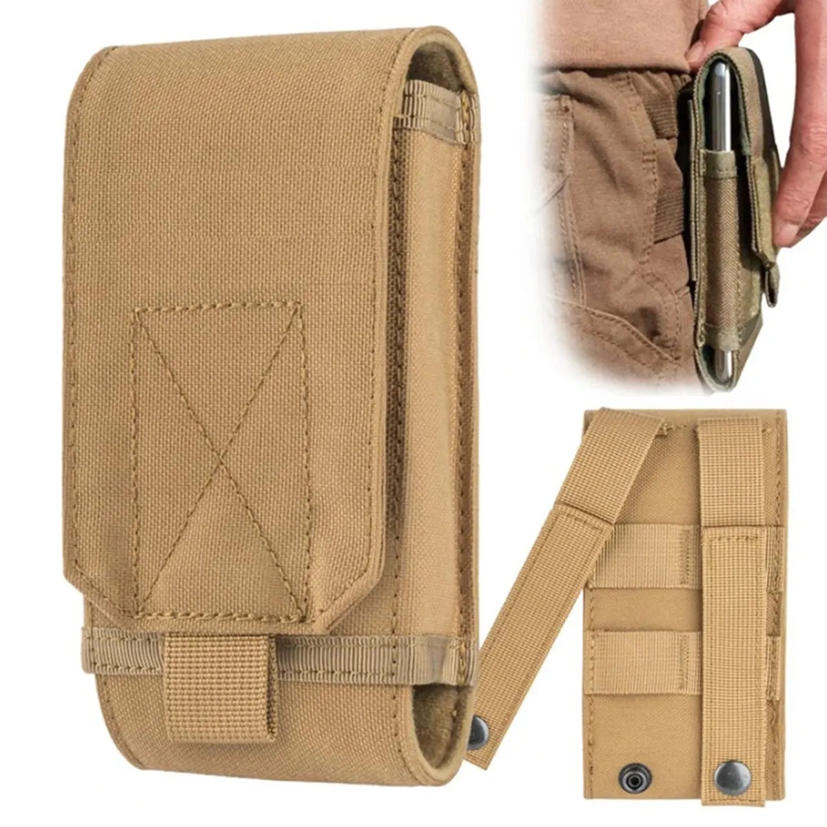 Edc Carry Belt - 몰레 레이저 파우치 전술 휴대폰 벨트