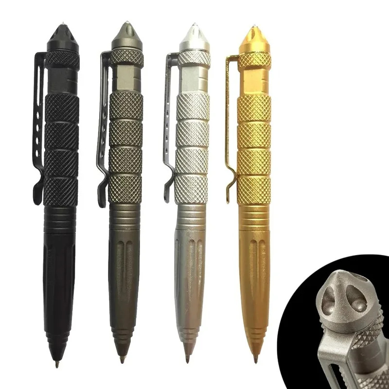 1/2pcs 고품질 금속 군사 전술 펜 학교 학생 볼펜 - Pen Tactical Glass 리뷰 및 가격