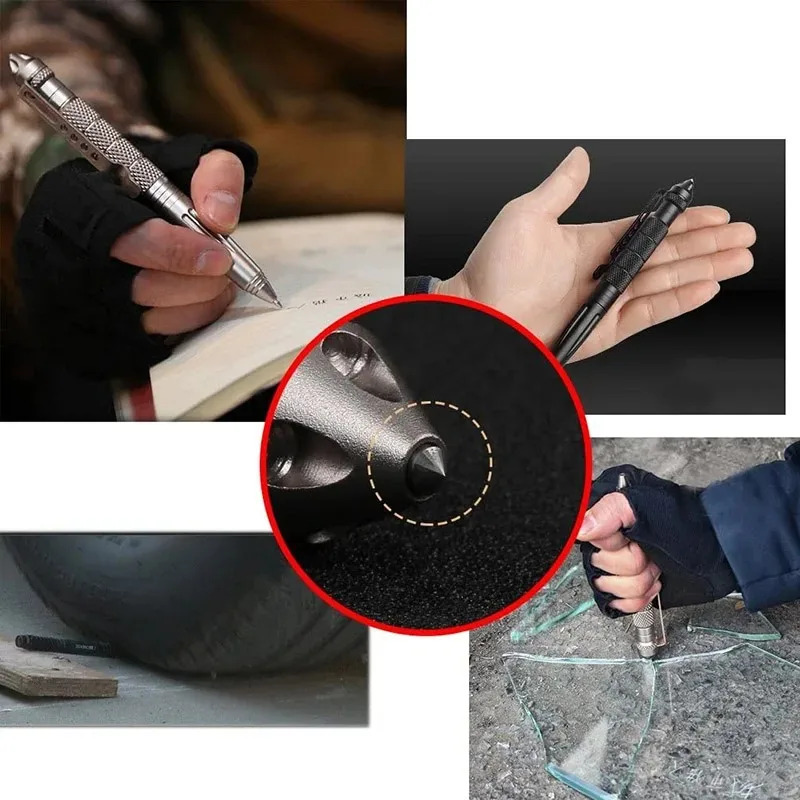 1/2pcs 고품질 금속 군사 전술 펜 학교 학생 볼펜 - Pen Tactical Glass 리뷰 및 가격