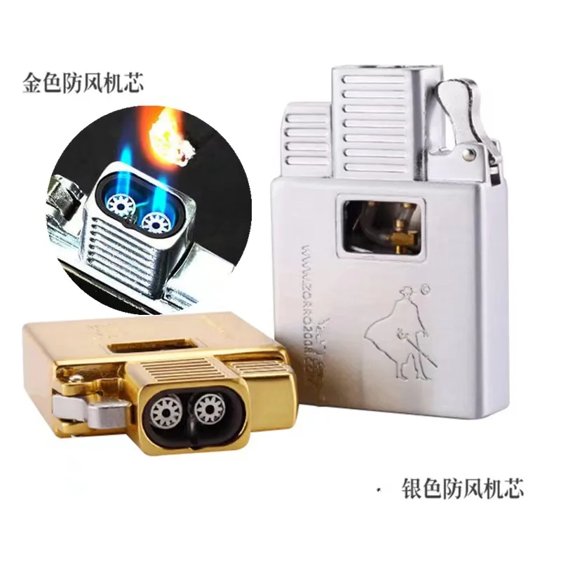 조로 오리지널 더블 파이어 방풍 라이터 무브먼트 가스  - Lighter Insert Zippo 리뷰 및 가격