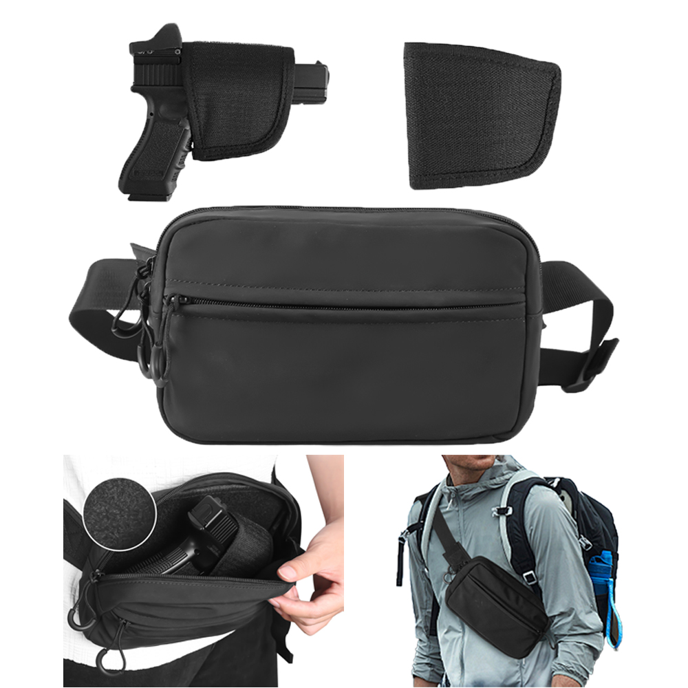 전술 크로스바디 백 권총 허리 팩 은닉형 총기 휴대용  - Edc Concealed Carry Fanny Pack 리뷰 및 가격