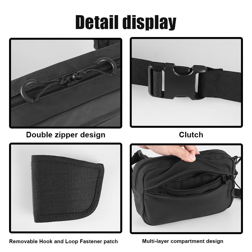 전술 크로스바디 백 권총 허리 팩 은닉형 총기 휴대용  - Edc Concealed Carry Fanny Pack 리뷰 및 가격