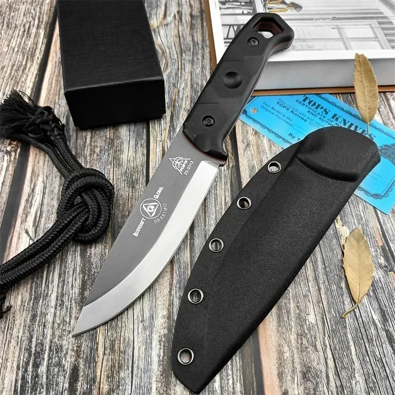 휴대용 D2강 고정날 야외 생존 나이프 나일론 유리 섬 - Edc Fixed Blade Deep Carry 리뷰 및 가격