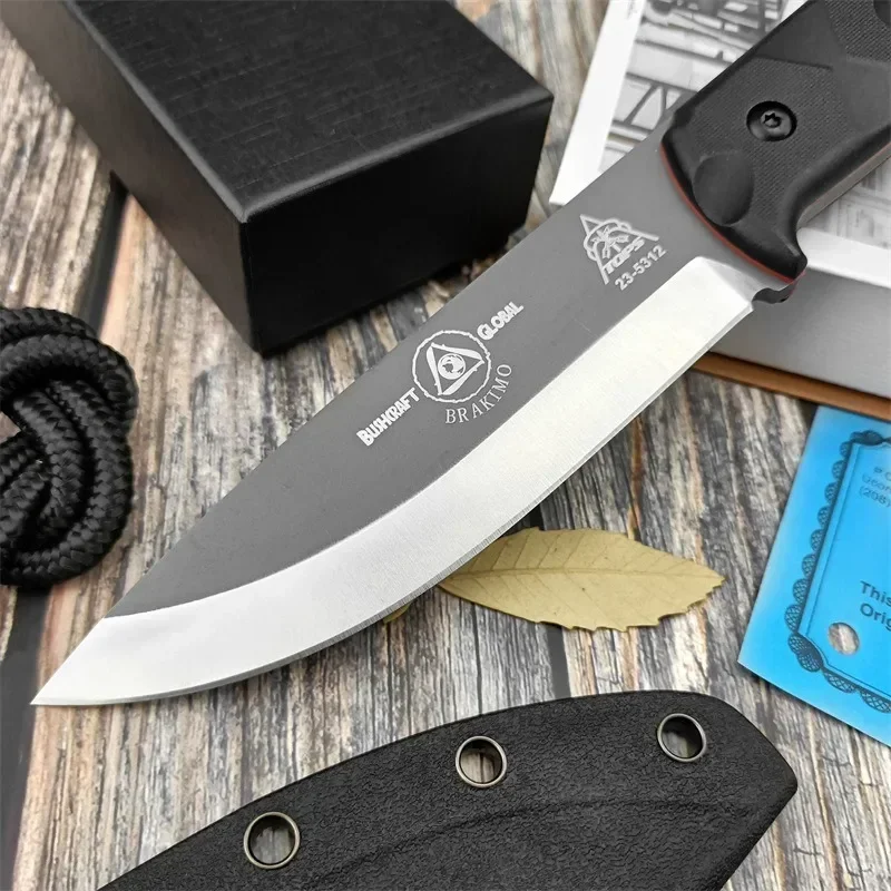 휴대용 D2강 고정날 야외 생존 나이프 나일론 유리 섬 - Edc Fixed Blade Deep Carry 리뷰 및 가격