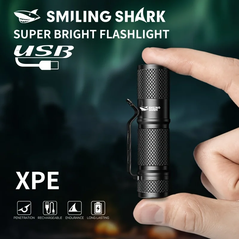 SMILING SHARK 초강력 미니 전술 LED 손전 - Edc (Every Day Carry 리뷰 및 가격