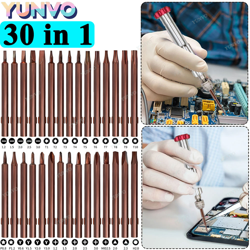 30 in 1 자기식 정밀 드라이버 세트, S2 스틸  - Micro Screwdriver Kit 리뷰 및 가격