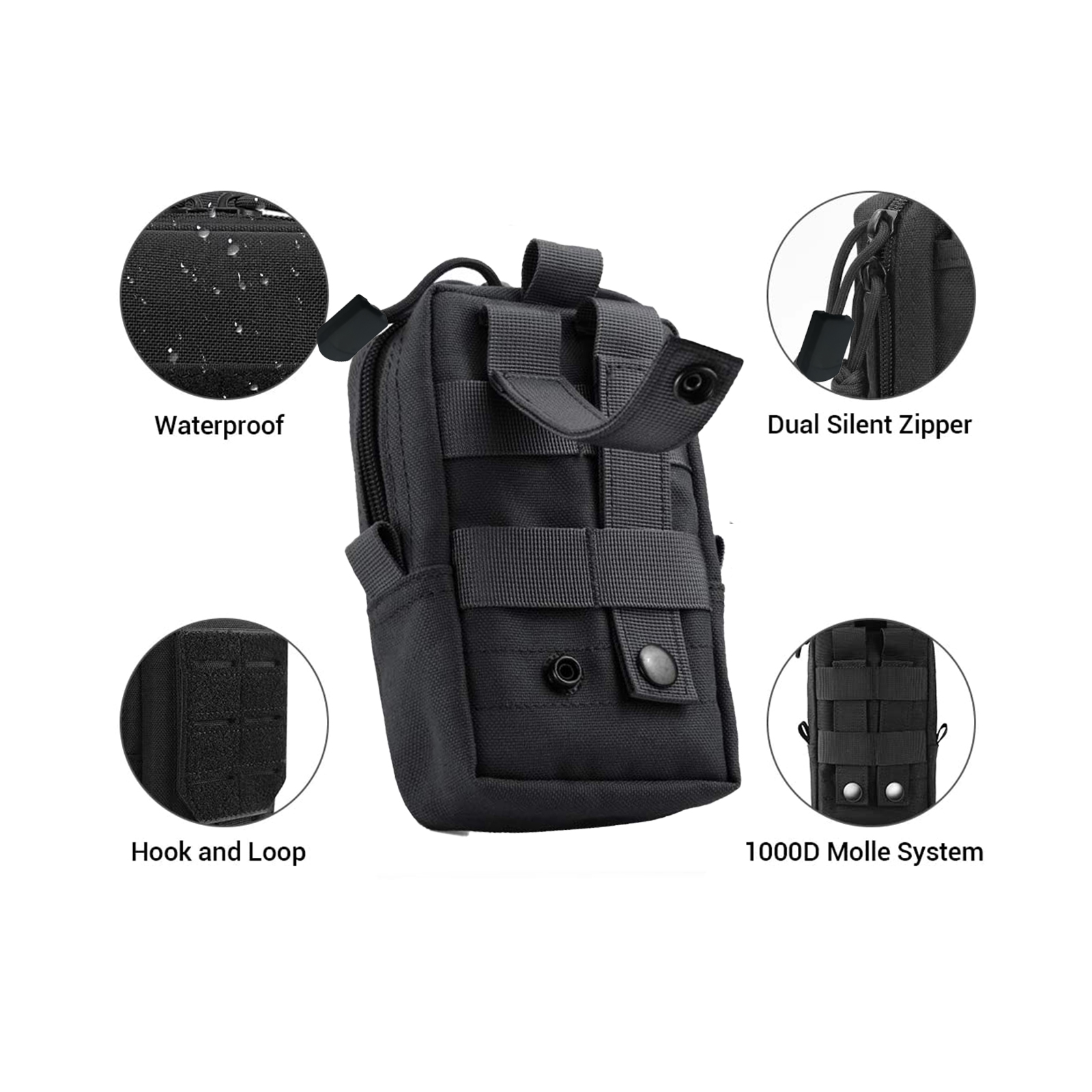 남성용 전술 몰리 파우치, 허리 가방, 야외 EDC 도 - Edc Carry Belt Pouch 리뷰 및 가격