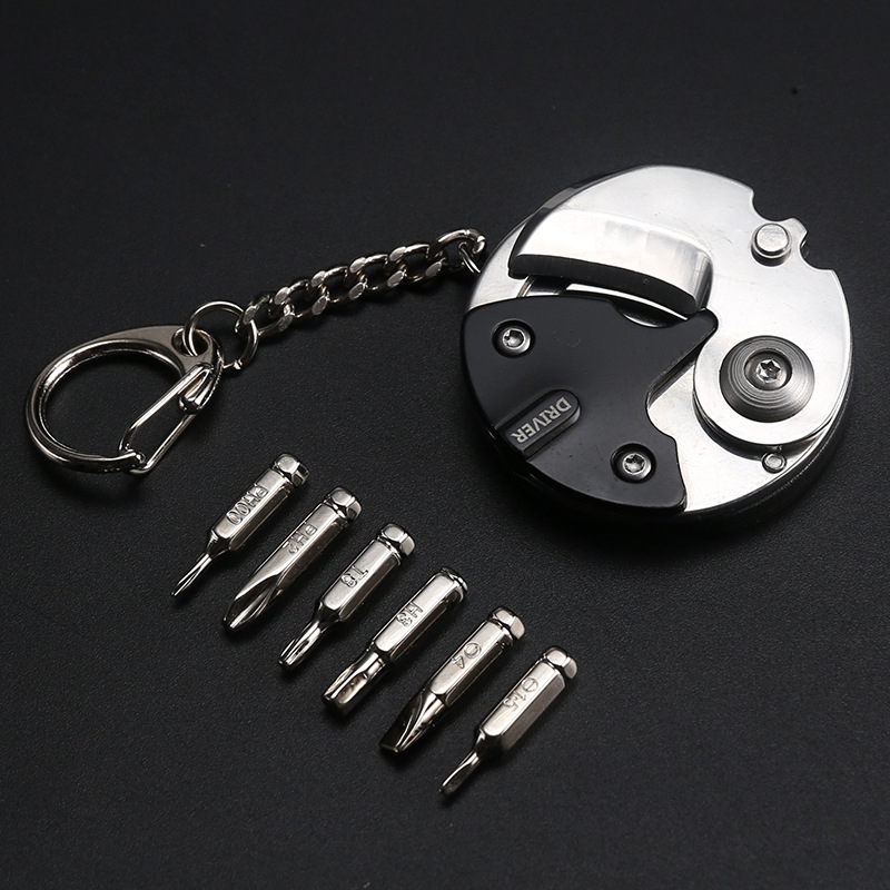 다기능 동전 칼 키 체인, 휴대용 어라운드, 야외 ED - Edc Carry Gun 리뷰 및 가격