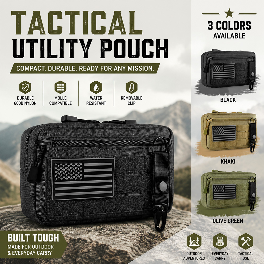 전술 몰리 EDC 파우치 야외 구급상자 파우치 컴팩트  - Edc Carry Belt Pouch 리뷰 및 가격