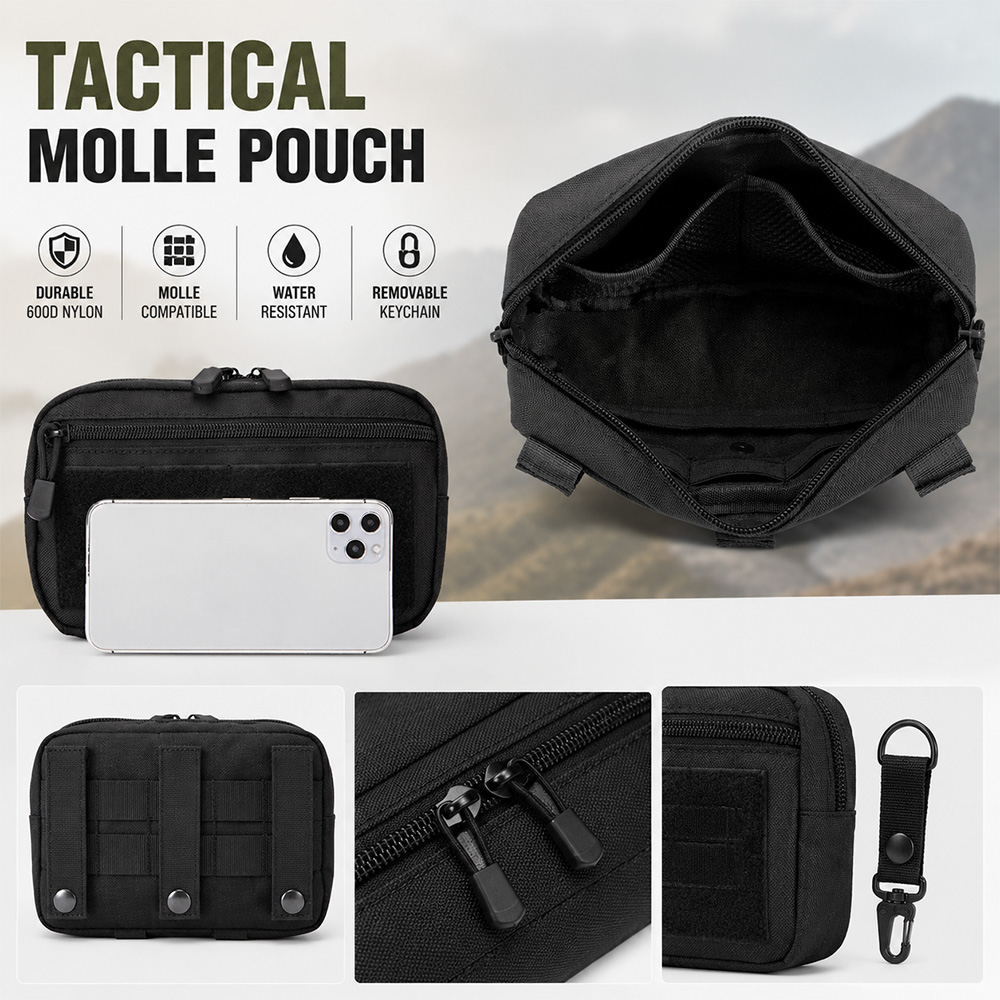 전술 몰리 EDC 파우치 야외 구급상자 파우치 컴팩트  - Edc Carry Belt Pouch 리뷰 및 가격