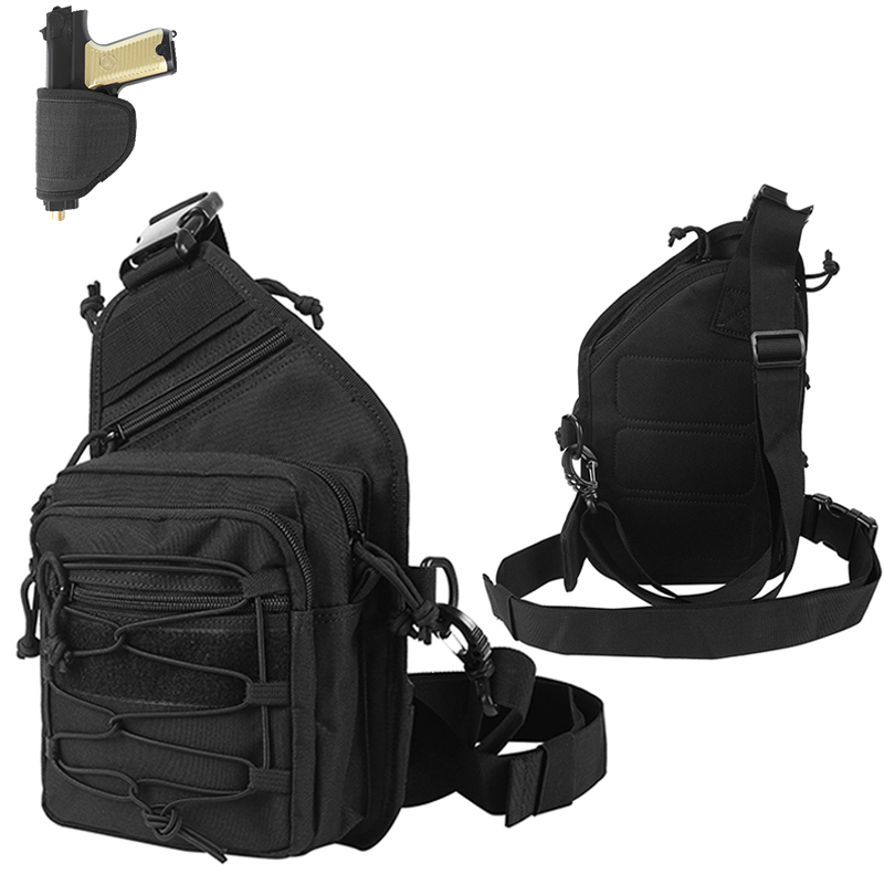 숨김 휴대용 가방 전술 크로스바디 슬링 백팩 숄더 건  - Edc Carry Backpack 리뷰 및 가격