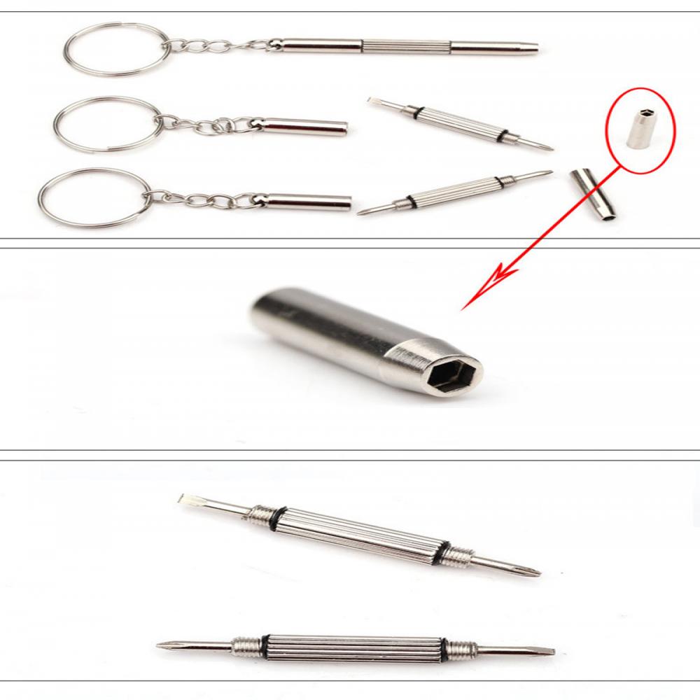 휴대용 3 in 1 드라이버 안경 선글라스 시계 수리  - Micro Screwdriver Kit 리뷰 및 가격