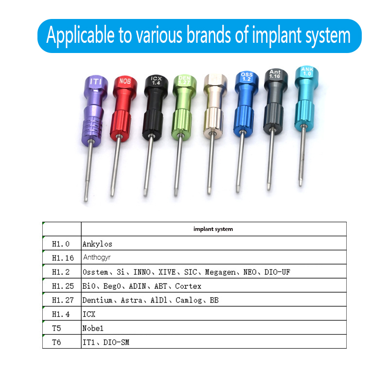 치과 임플란트 스크루 드라이버 치과 실험실 스테인레스  - Micro Screwdriver Kit 리뷰 및 가격