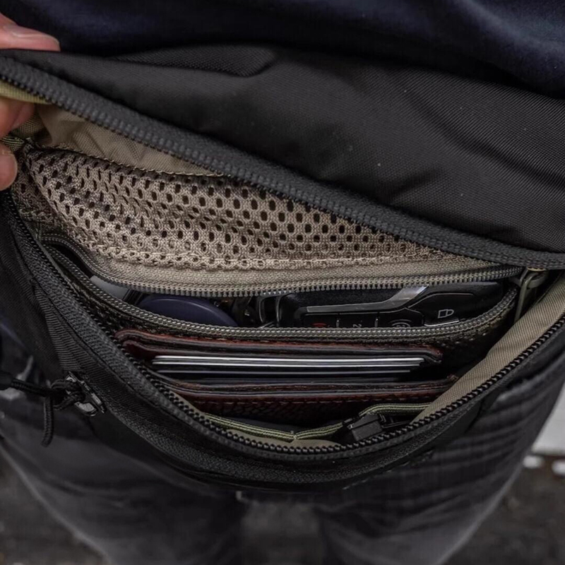 남성용 벨트 백, 조절 가능한 스트랩 허리 가방, 전술 - Edc Concealed Carry Fanny Pack 리뷰 및 가격