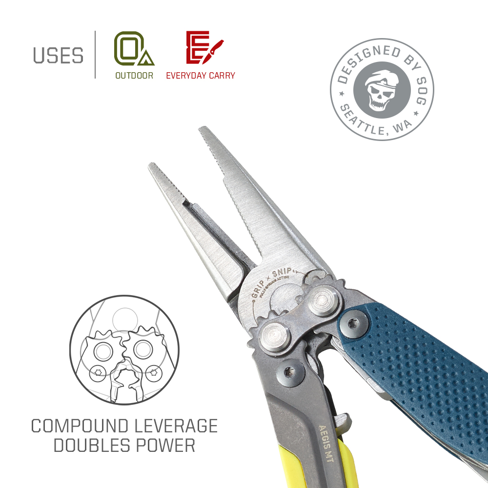 SOG 5 in 1 Aegis MT 미니 휴대용 멀티툴 - Edc Carry Pliers 리뷰 및 가격