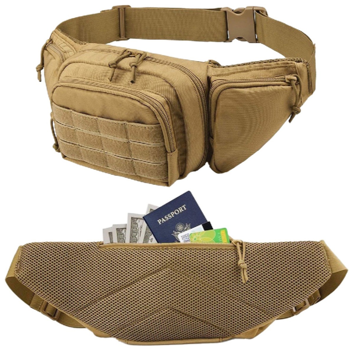 MOLLE 전술 숨김 휴대용 패니 팩 권총 홀스터 ED - Edc Concealed Carry Fanny Pack 리뷰 및 가격