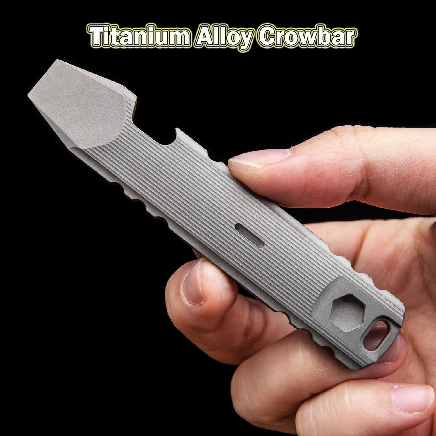 9.4CM 티타늄 합금 크로우 바 다기능 야외 캠핑 병 - Titanium Pry Bar 리뷰 및 가격