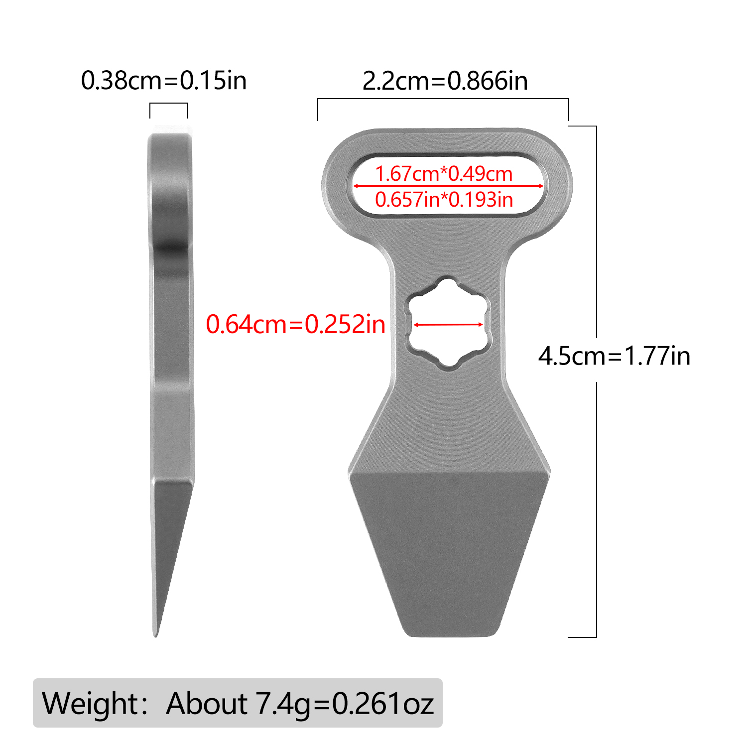 TC4 티타늄 합금 키체인 펜던트 다기능 EDC 프라이 - Edc Carry For Men 리뷰 및 가격