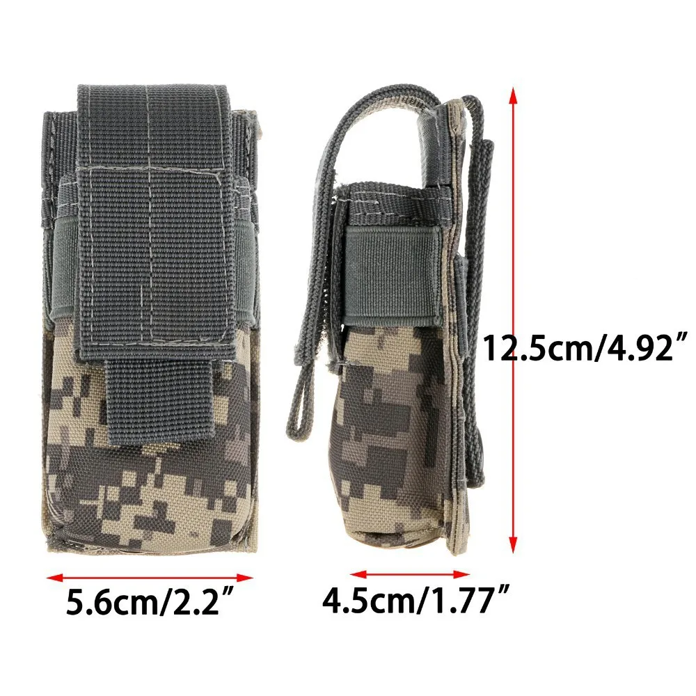 Molle 전술 M5 손전등 주머니 9MM 단일 잡지  - Edc Carry Holster 리뷰 및 가격
