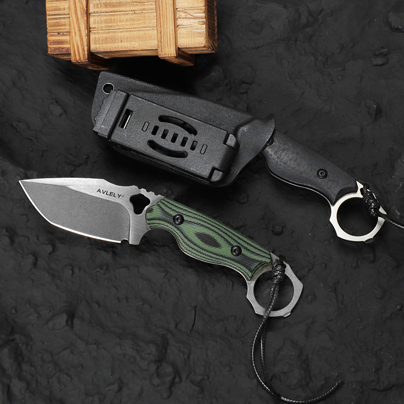 고경도 DC53 강철 직선 날칼; 야외 하이킹 및 캠핑 - Edc Fixed Blade Deep Carry 리뷰 및 가격