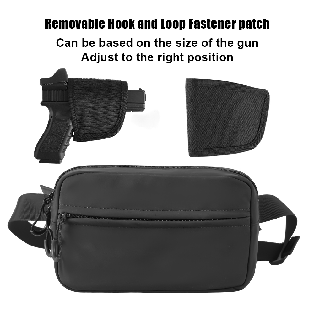 전술 크로스바디 백 권총 허리 팩 은닉형 총기 휴대용  - Edc Concealed Carry Fanny Pack 리뷰 및 가격
