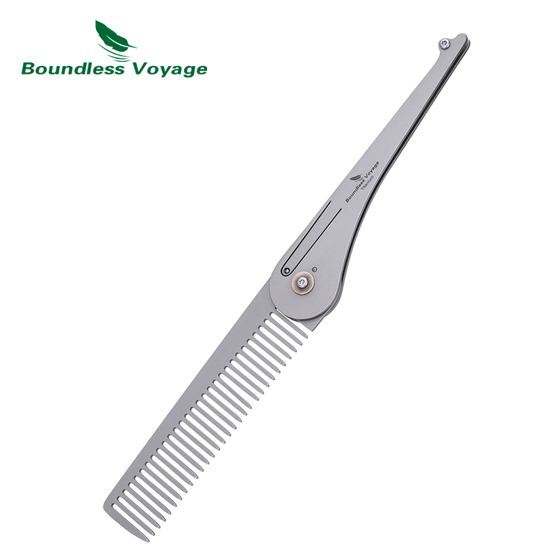 Boundless Voyage 티타늄 접이식 빗 티타늄 - Comb Pocket Titanium 리뷰 및 가격