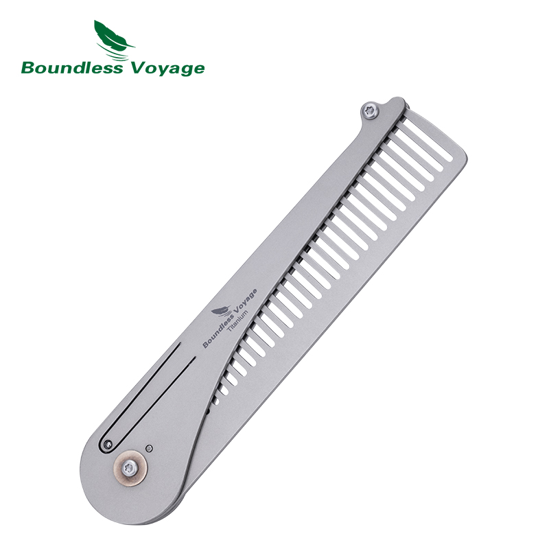 Boundless Voyage 티타늄 접이식 빗 티타늄 - Comb Pocket Titanium 리뷰 및 가격