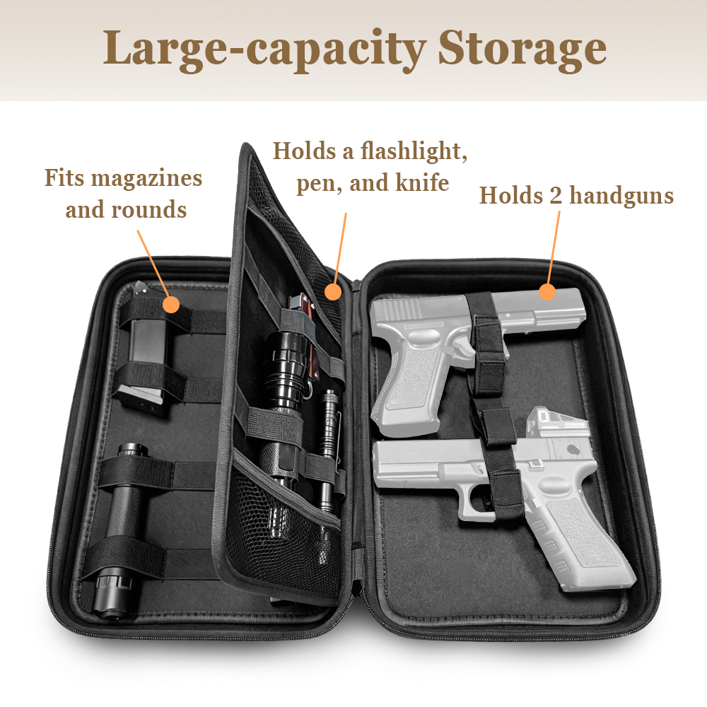 전술 권총 케이스 듀얼 건 보관 가방 은닉 휴대 권총  - Edc Concealed Carry Holster 리뷰 및 가격