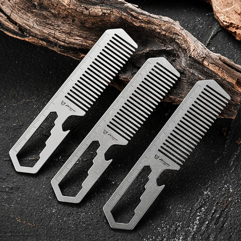 FEGVE 티타늄 정전기 방지 빗 포켓 멀티툴 빗 병따 - Comb Pocket Titanium 리뷰 및 가격