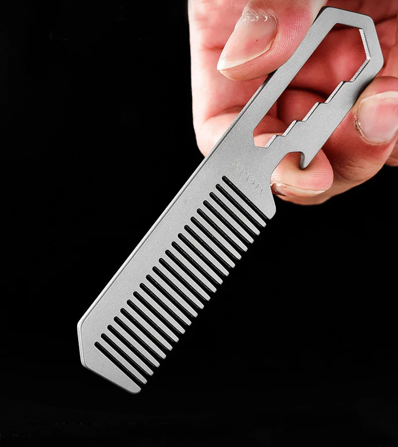 FEGVE 티타늄 정전기 방지 빗 포켓 멀티툴 빗 병따 - Comb Pocket Titanium 리뷰 및 가격