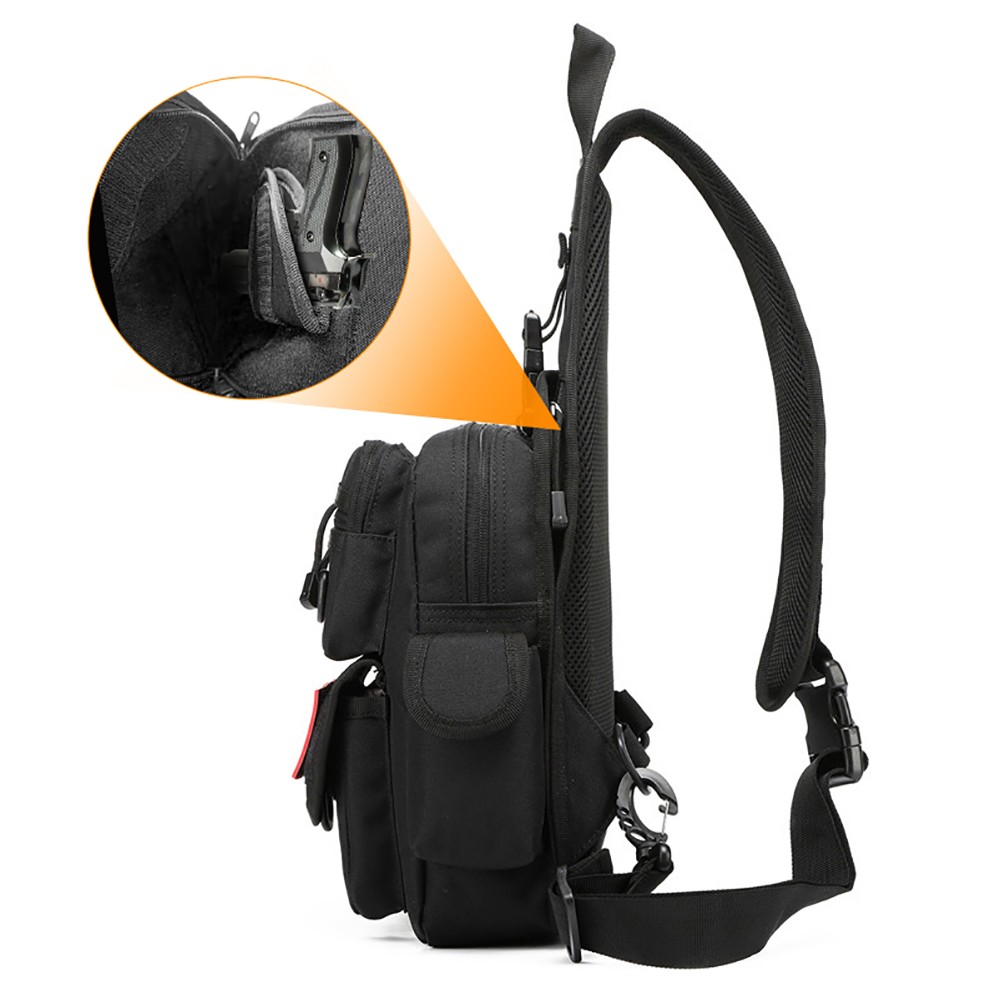 전술 권총 가방, 은닉 휴대용 총기 가방, 크로스바디  - Edc Concealed Carry Holster 리뷰 및 가격