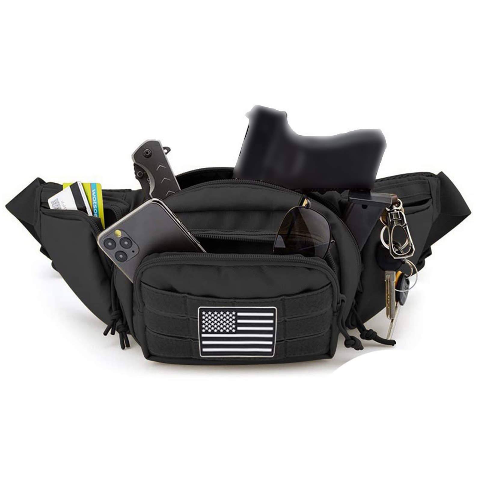 전술 패니 팩 총 홀스터 은폐 캐리 권총 허리 가방,  - Edc Concealed Carry Fanny Pack 리뷰 및 가격